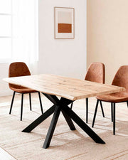 Mesa de comedor de sobre irregular Thelma