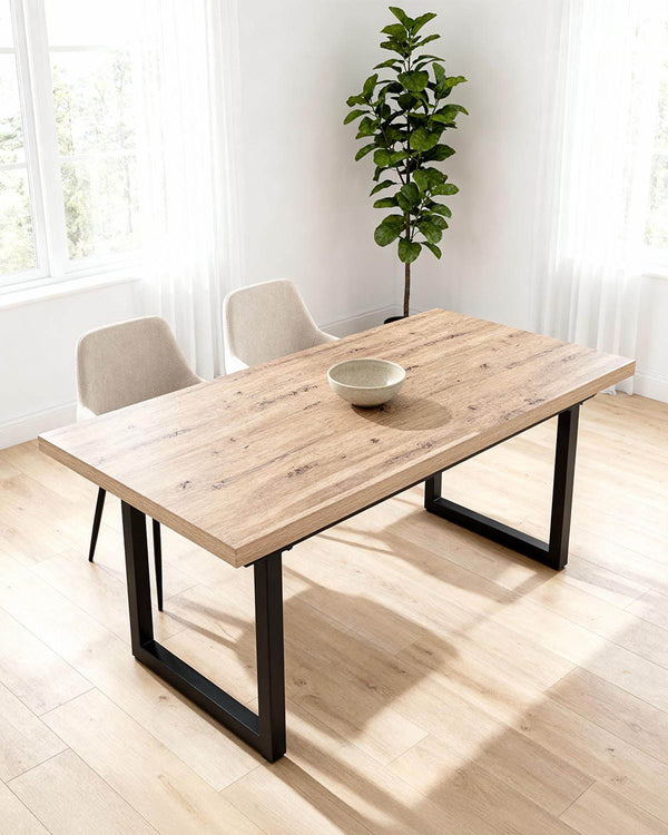 Mesa de comedor rectangular extensible Kristin