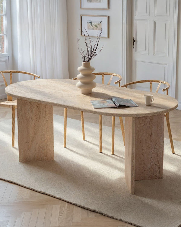 Mesa de comedor ovalada Jacklyn