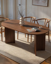 Mesa de comedor ovalada Jacklyn