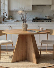 Mesa de comedor redonda Bethany