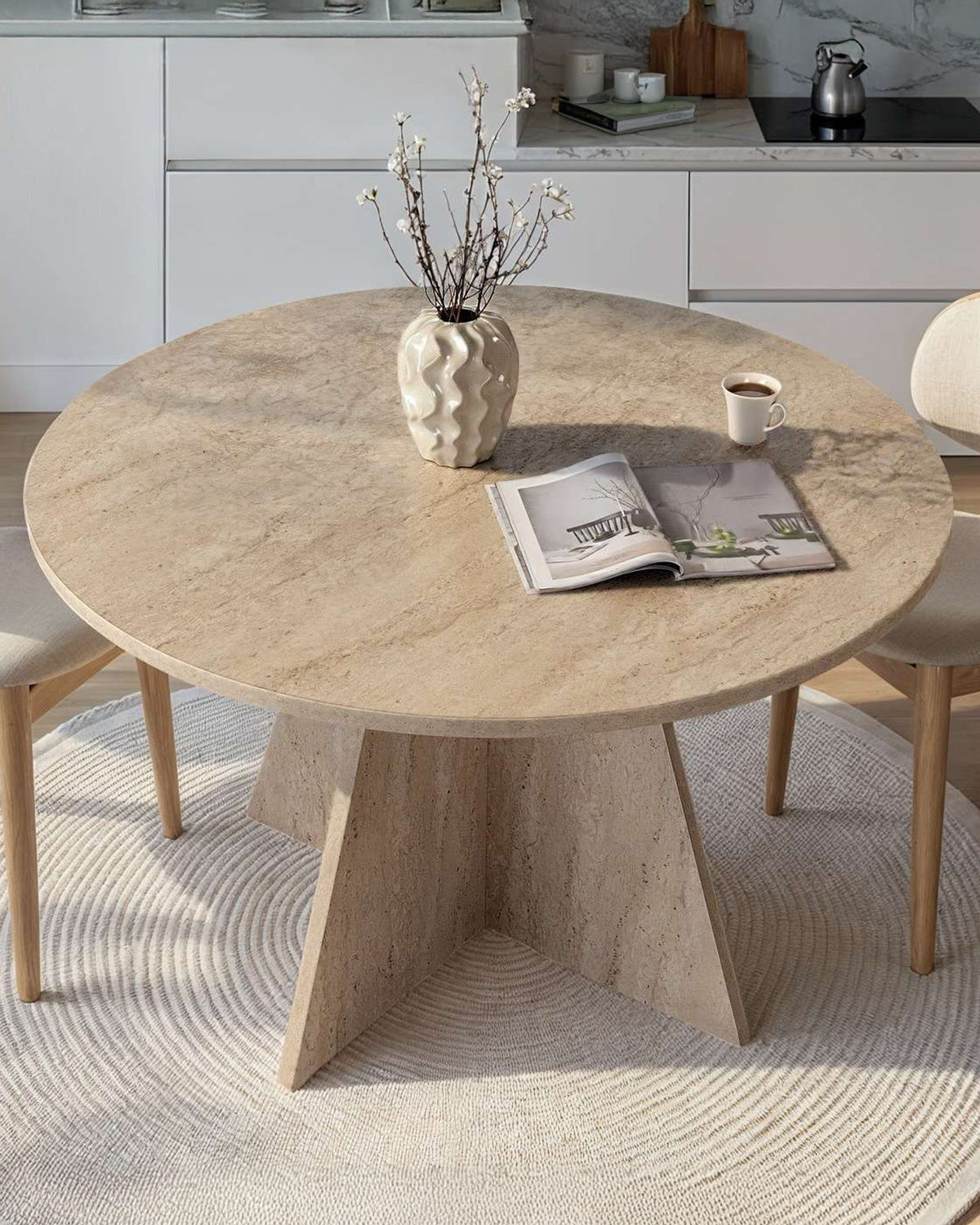 Mesa de comedor redonda Bethany