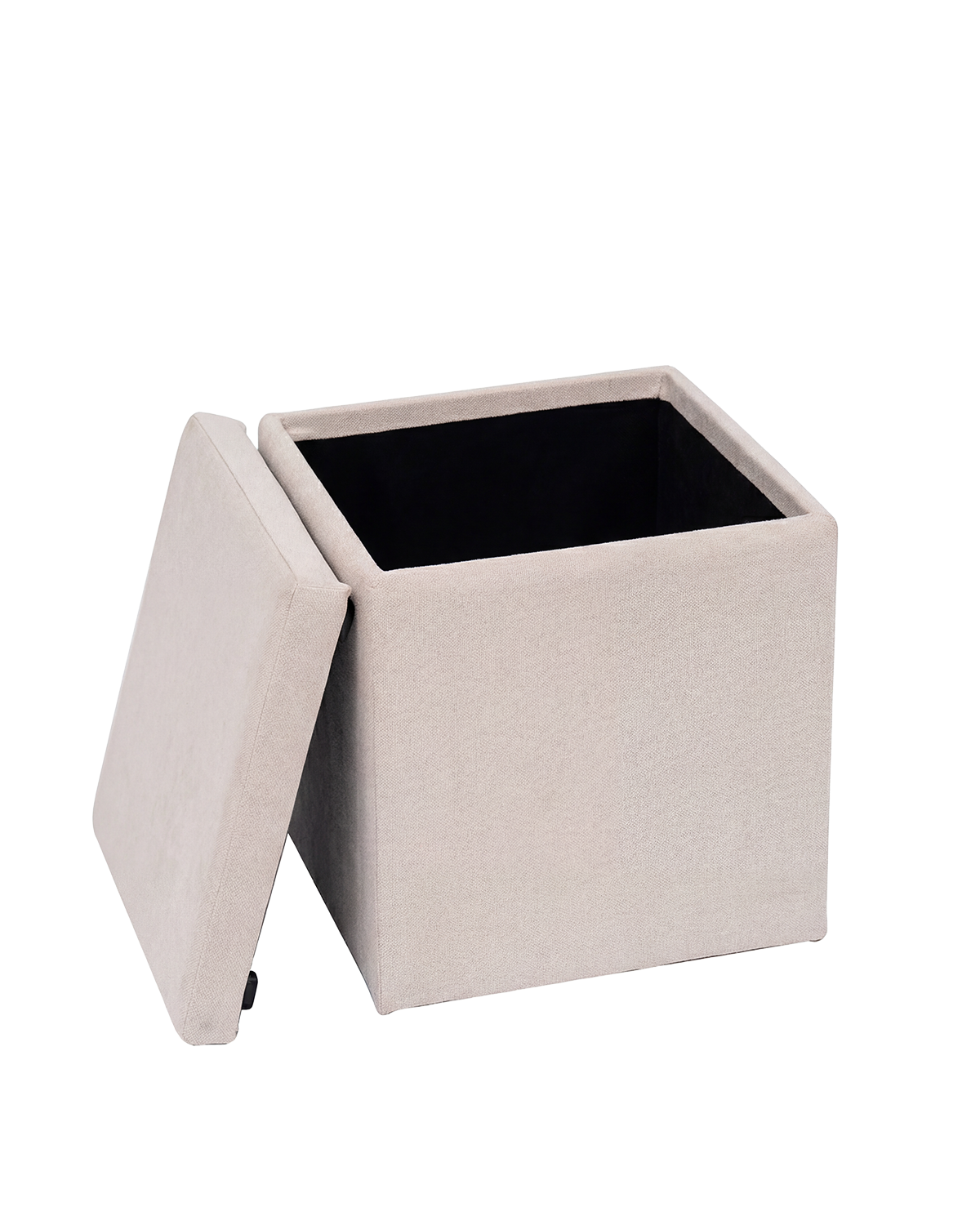 Puff con almacenaje tapizado Jayne