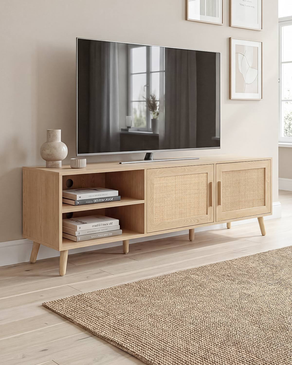 Mueble TV ratán Clare