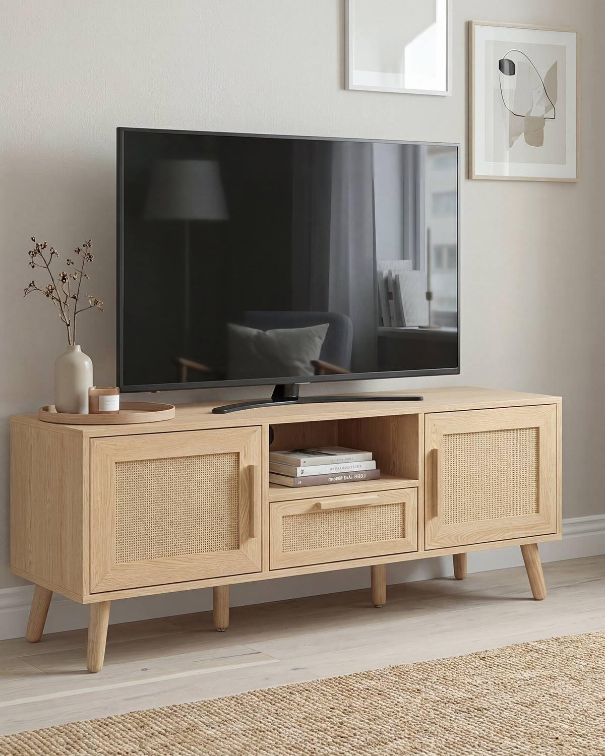 Mueble TV ratán Clare