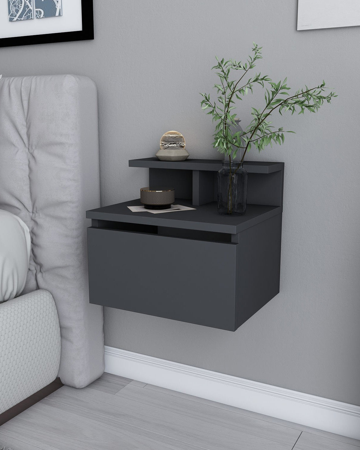 Mesita de noche colgante Lourdes