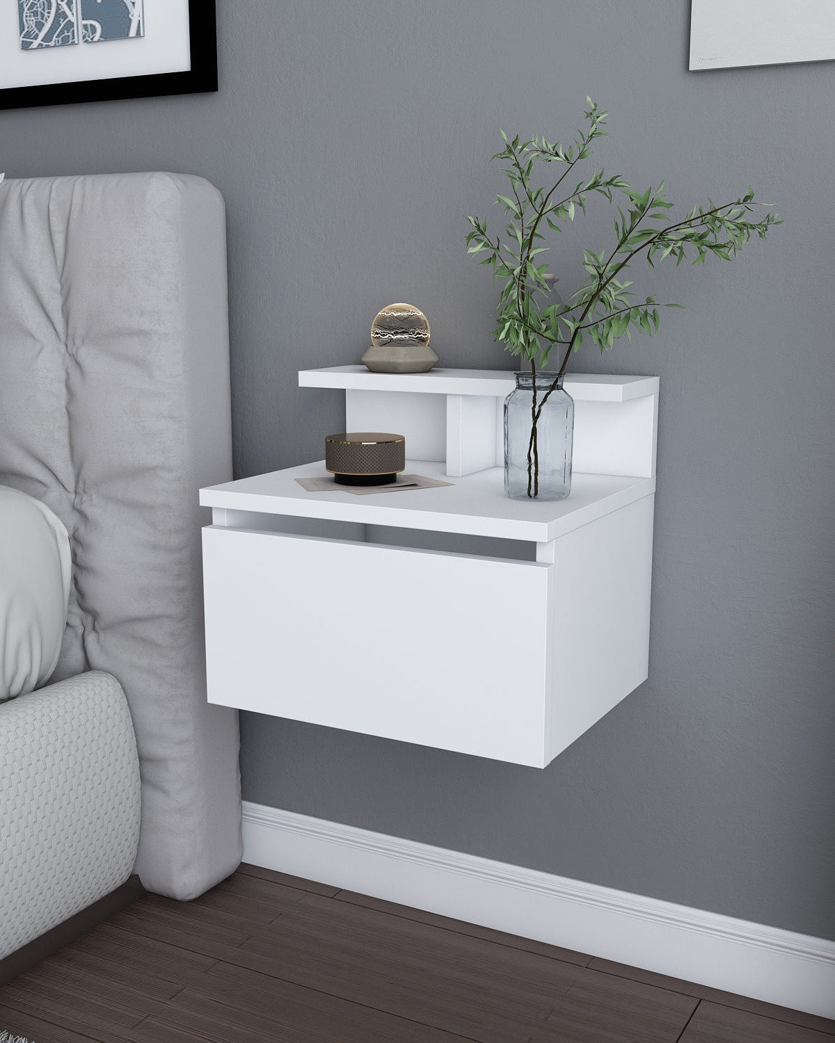 Mesita de noche colgante Lourdes