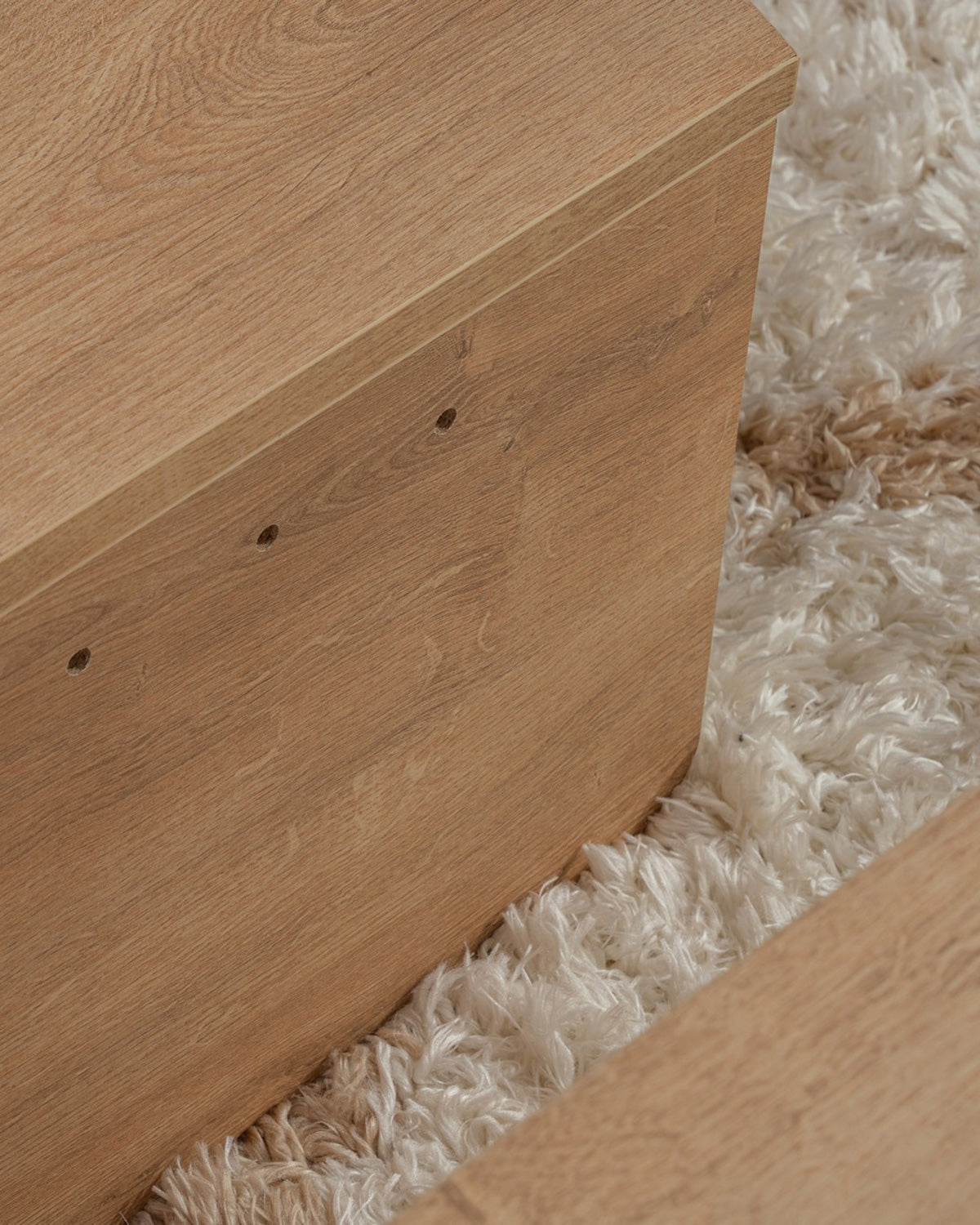 Mesa de centro redonda en dos piezas Flossie