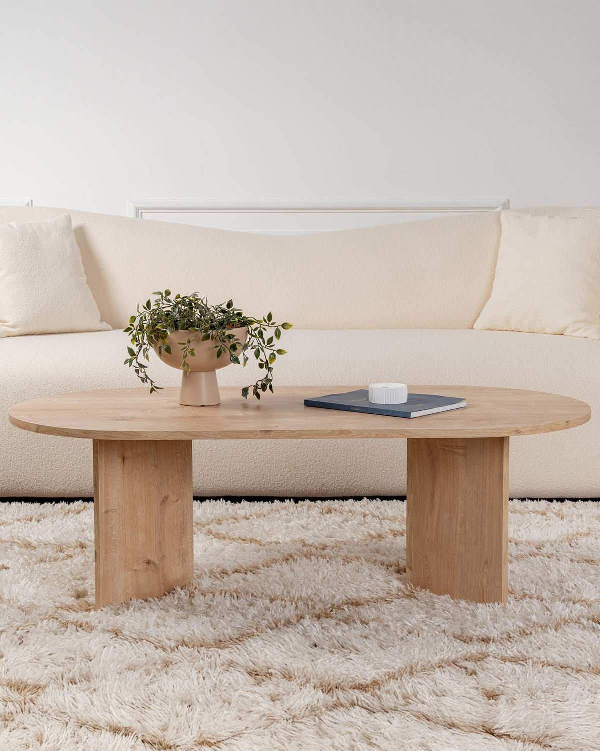 Mesa de centro ovalada Arline