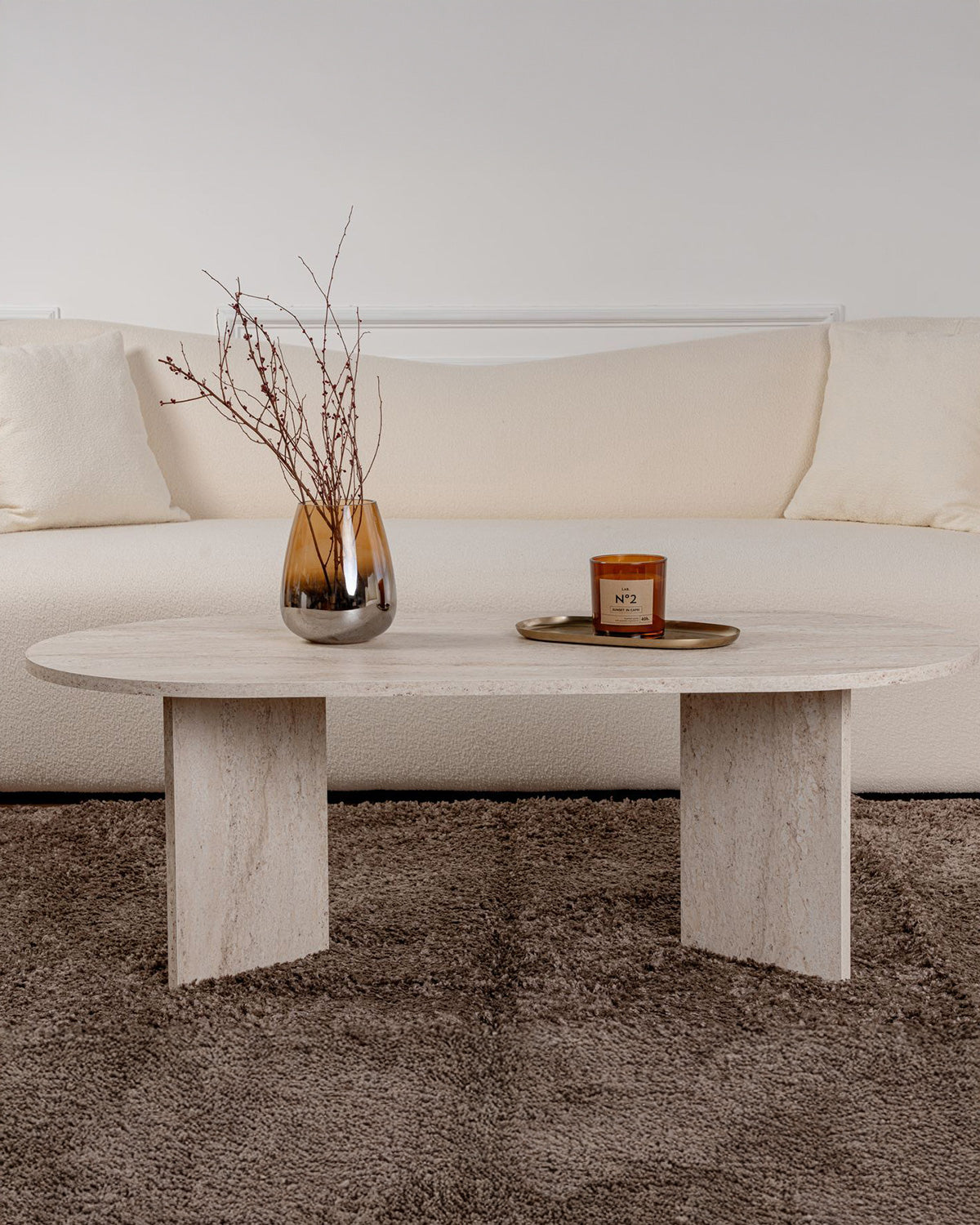 Mesa de centro ovalada Arline