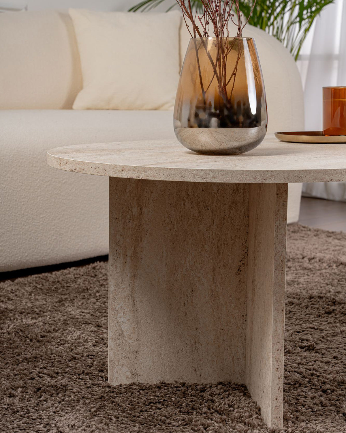 Mesa de centro ovalada Arline