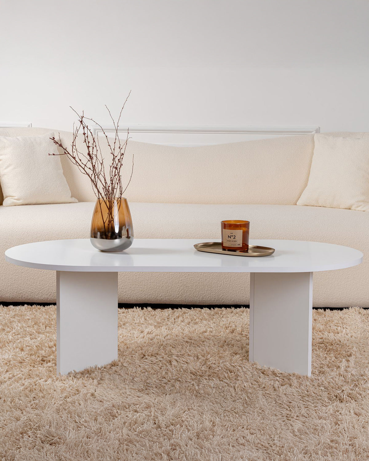 Mesa de centro ovalada Arline