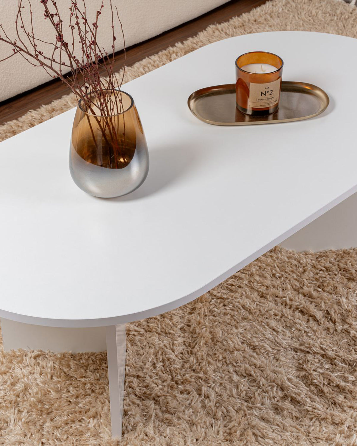 Mesa de centro ovalada Arline