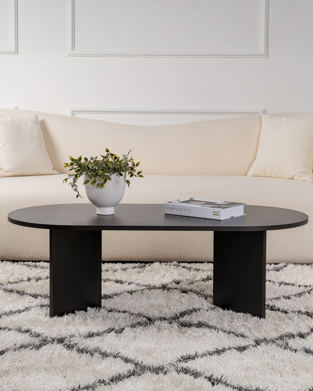 Mesa de centro ovalada Arline