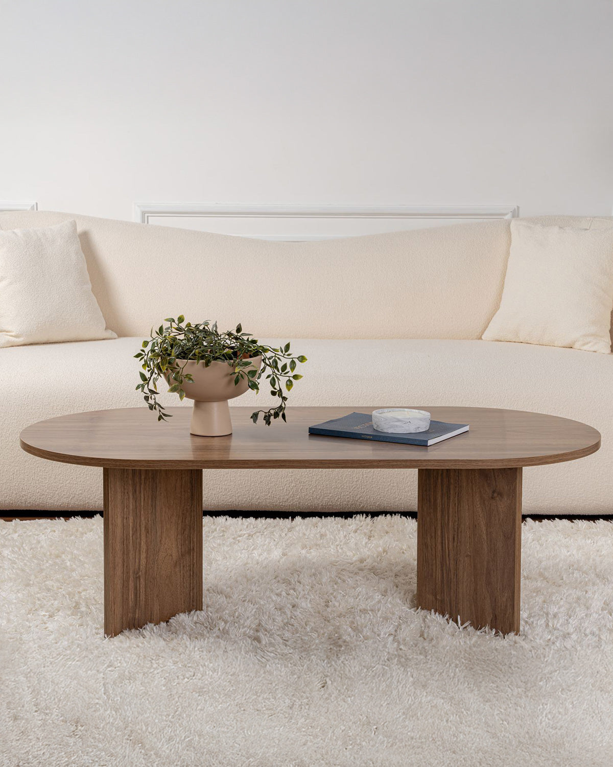 Mesa de centro ovalada Arline