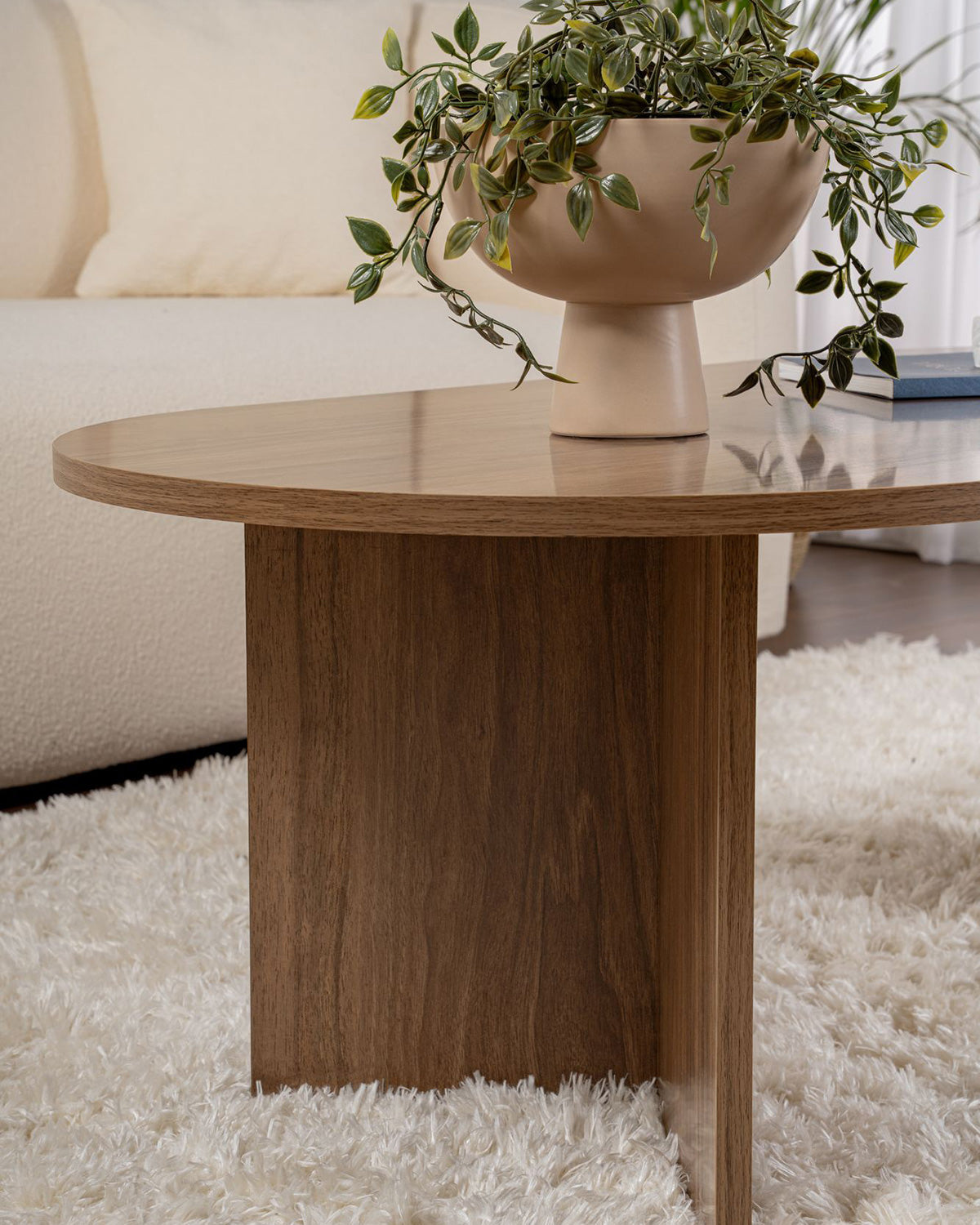 Mesa de centro ovalada Arline