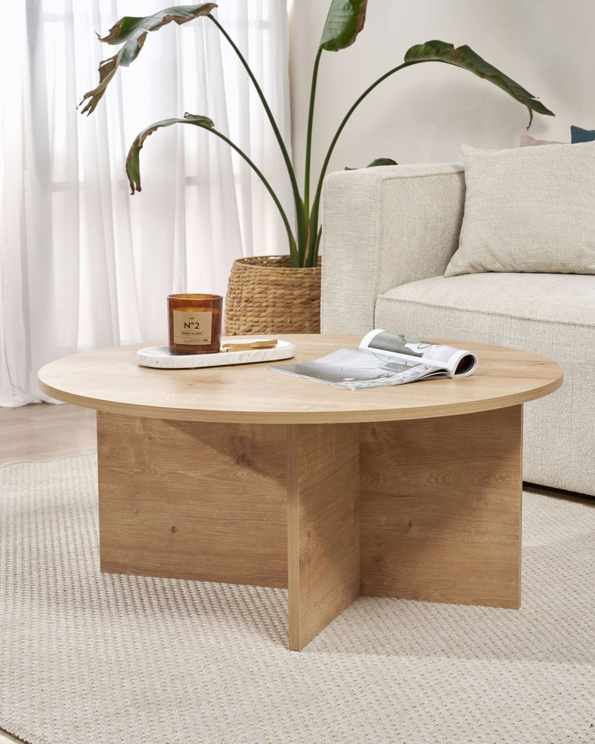 Mesa de centro redonda Cindy