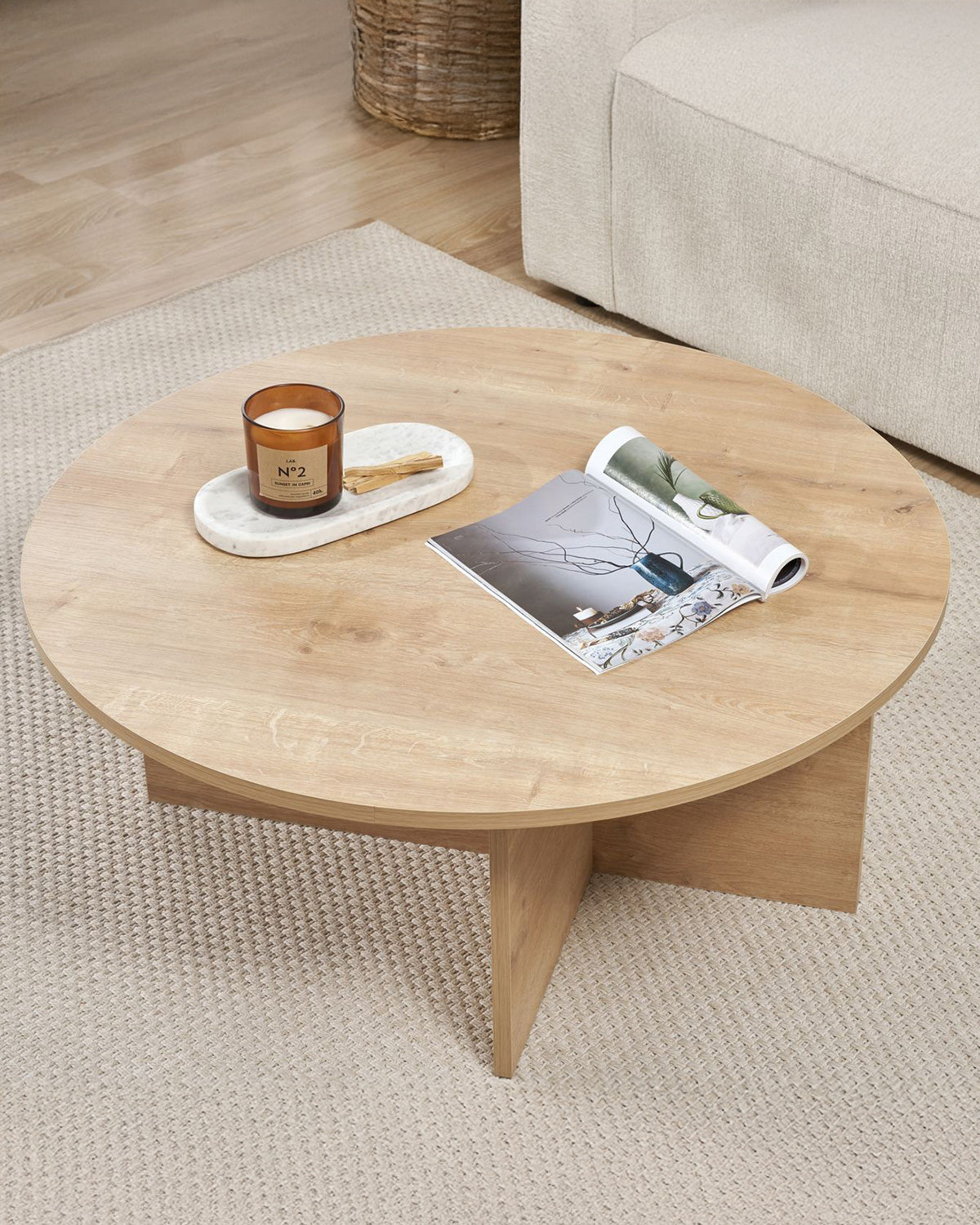 Mesa de centro redonda Cindy