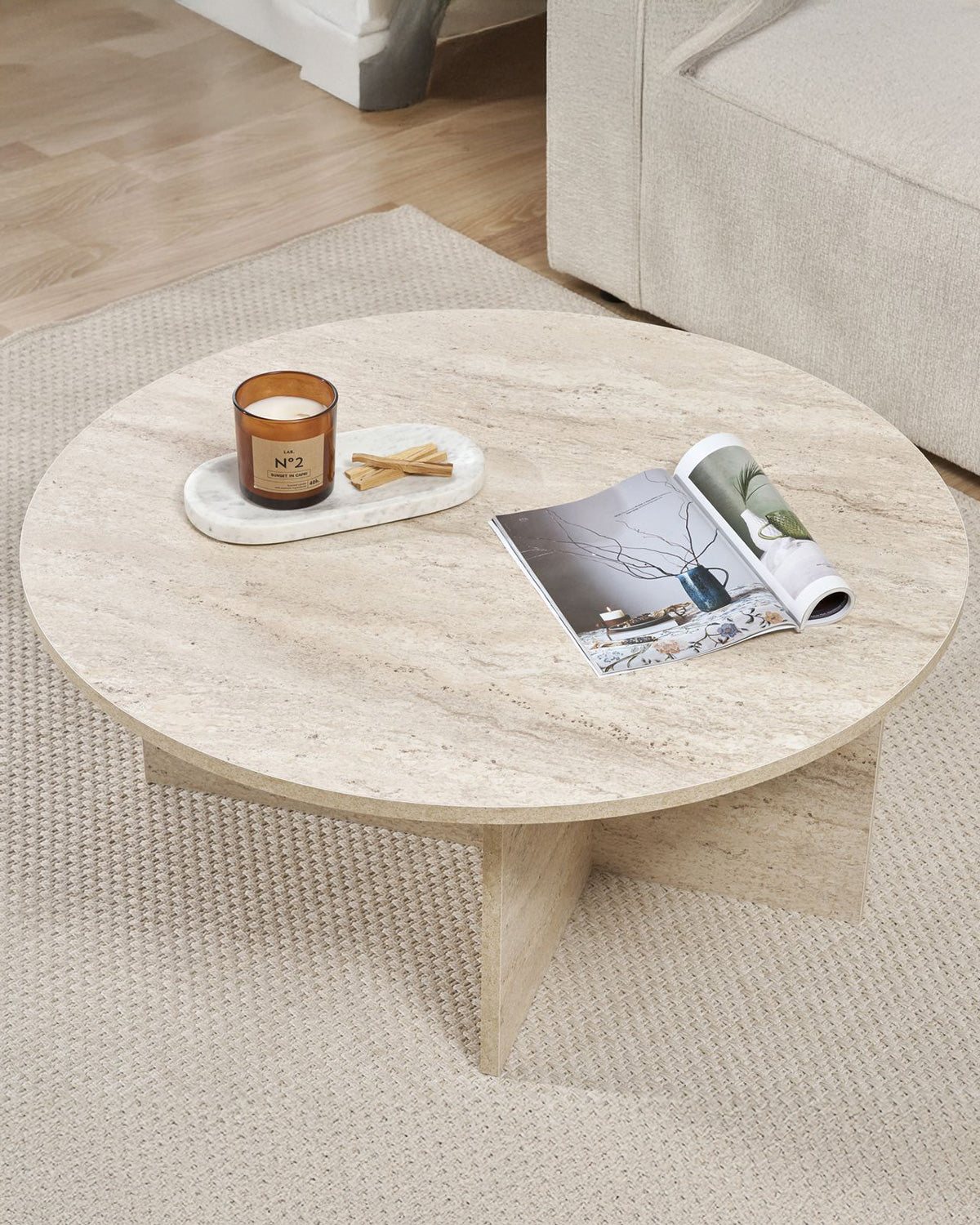 Mesa de centro redonda Cindy