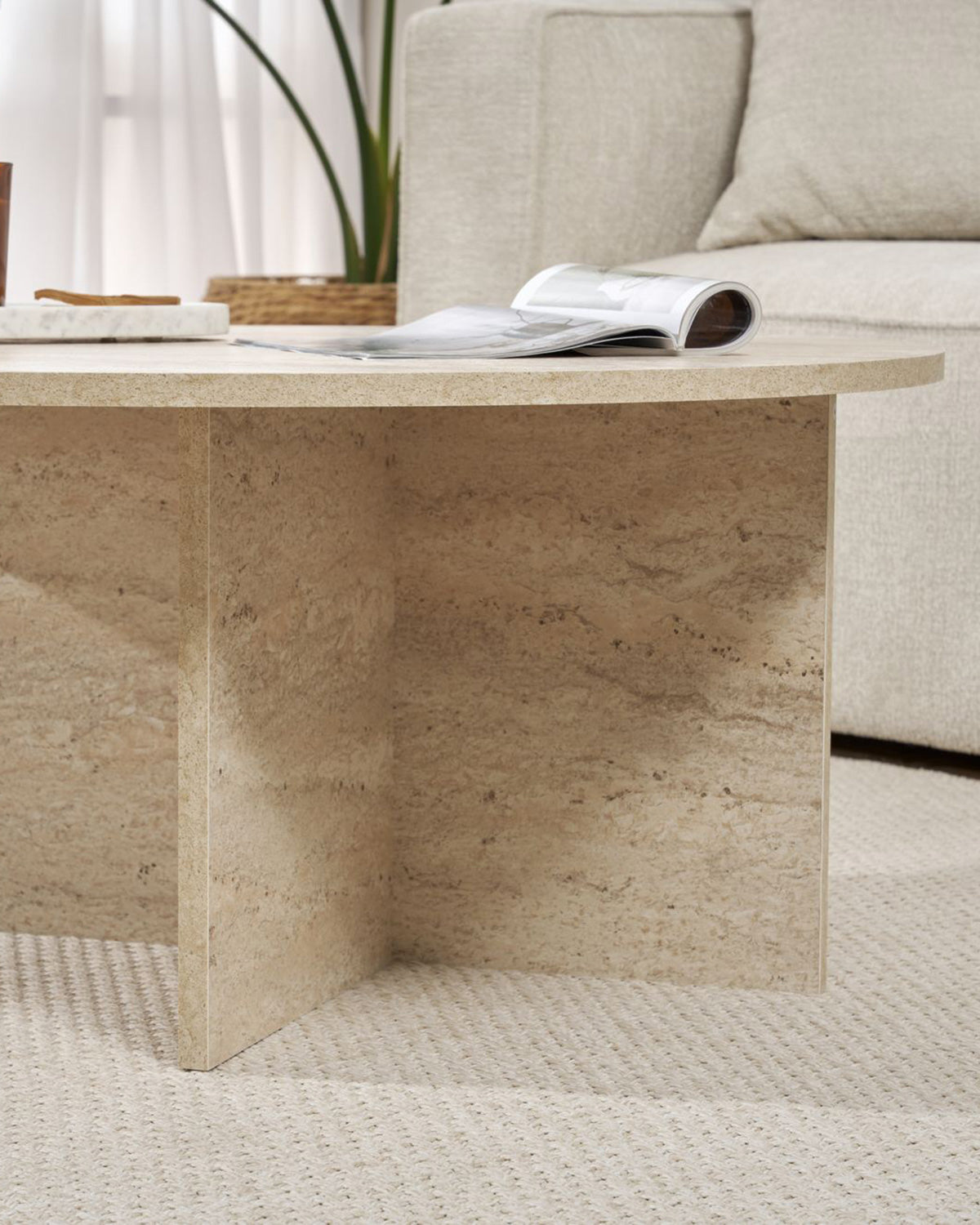 Mesa de centro redonda Cindy