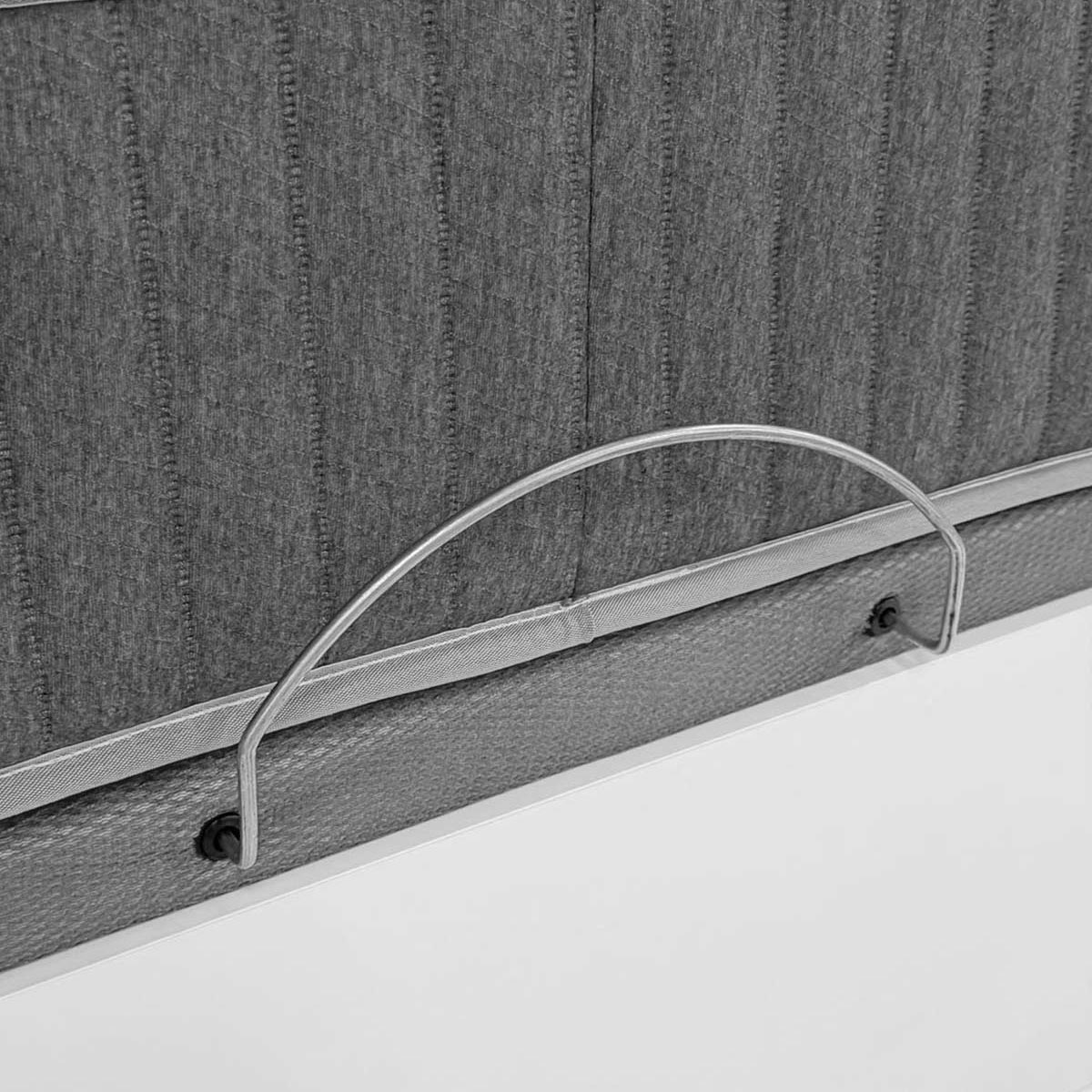 Pack ahorro matrimonio Canapé abatible Nest con Colchón viscoelástico y muelles Aurea, 27cm de Grosor, 135 x 190 cm