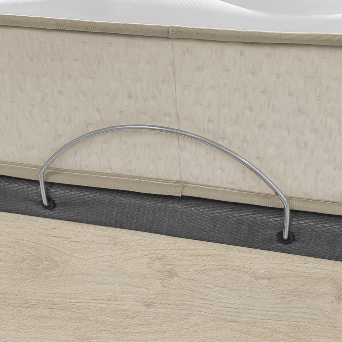 Pack ahorro matrimonio Canapé abatible Nest con Colchón viscoelástico Nova Plus, 20cm de grosor, 150 x 190 cm