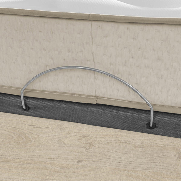 Pack ahorro matrimonio Canapé abatible Round con Colchón viscoelástico Nova Plus 135 x 190 cm