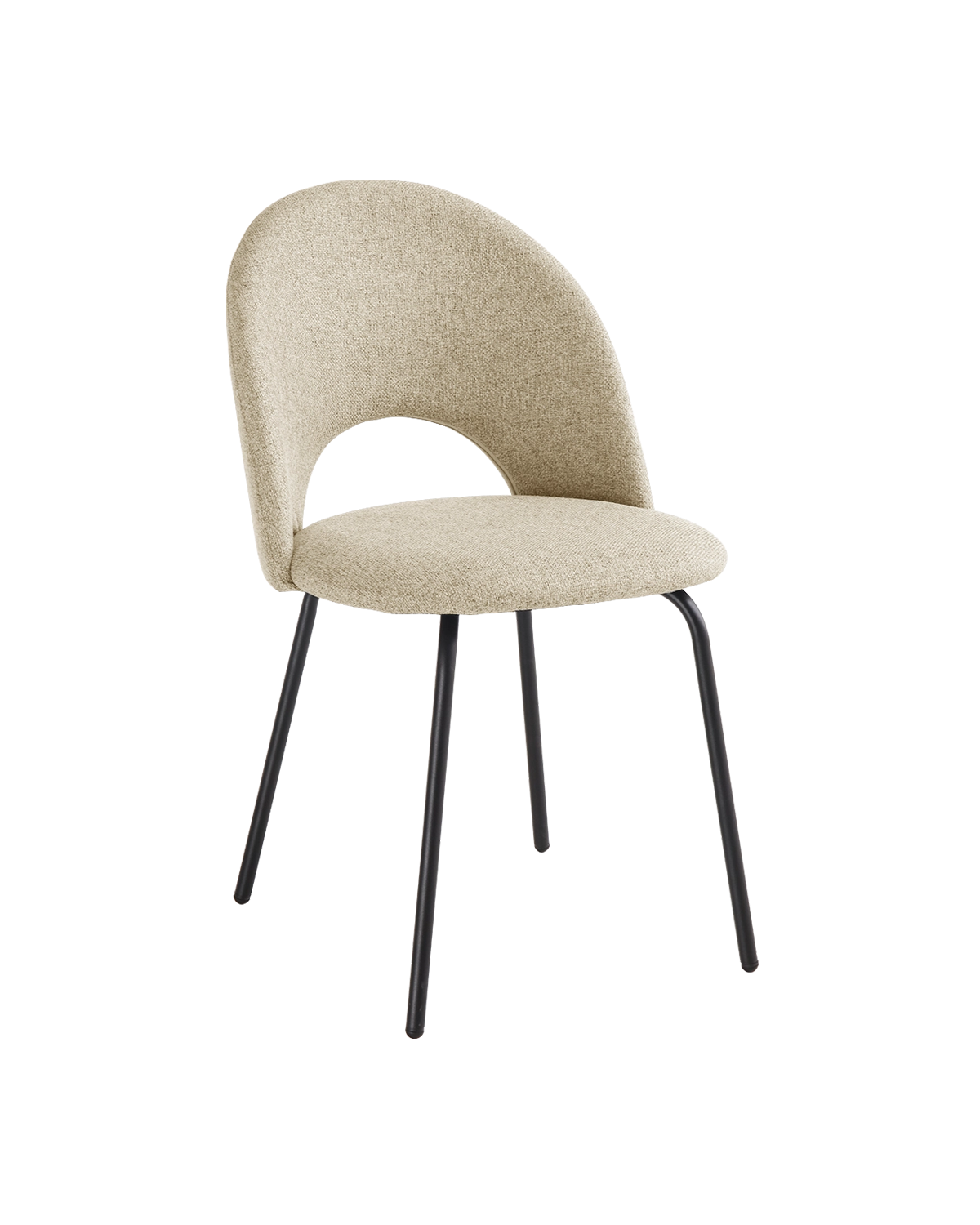 Set de 4 sillas de comedor tapizadas Lupe