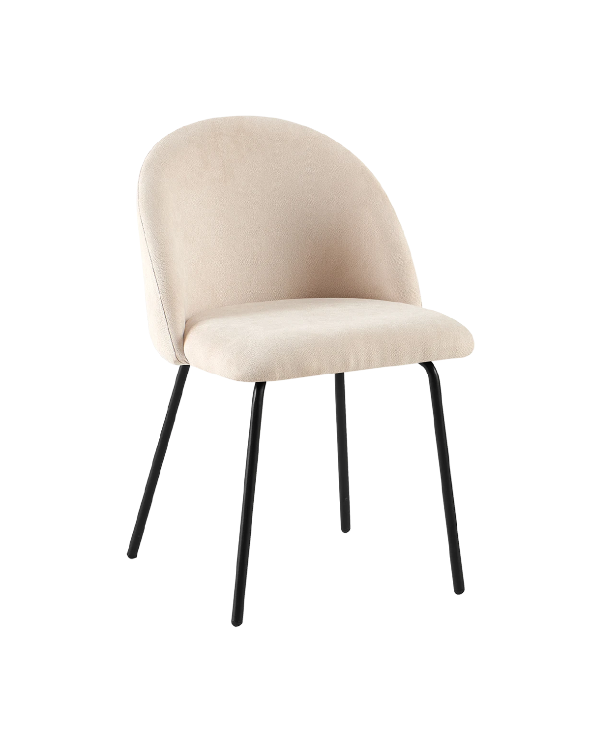 Set de 4 sillas de comedor tapizadas Grace