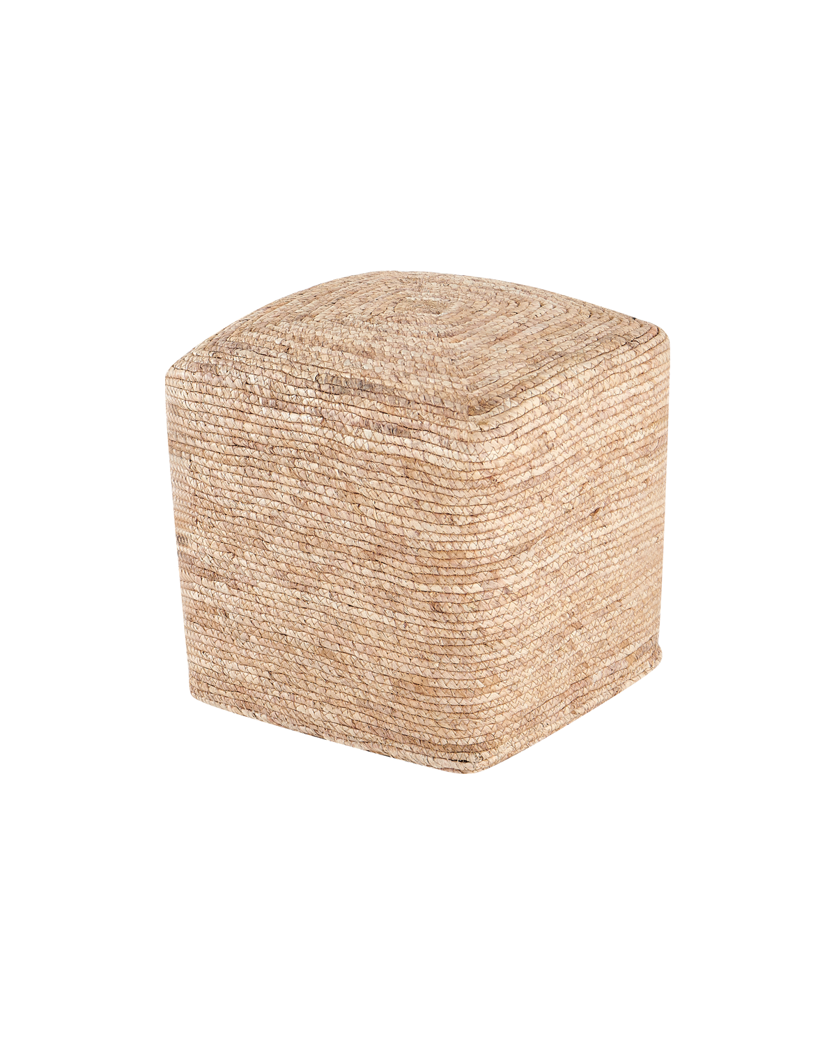 Puff en rattan natural Suzzette