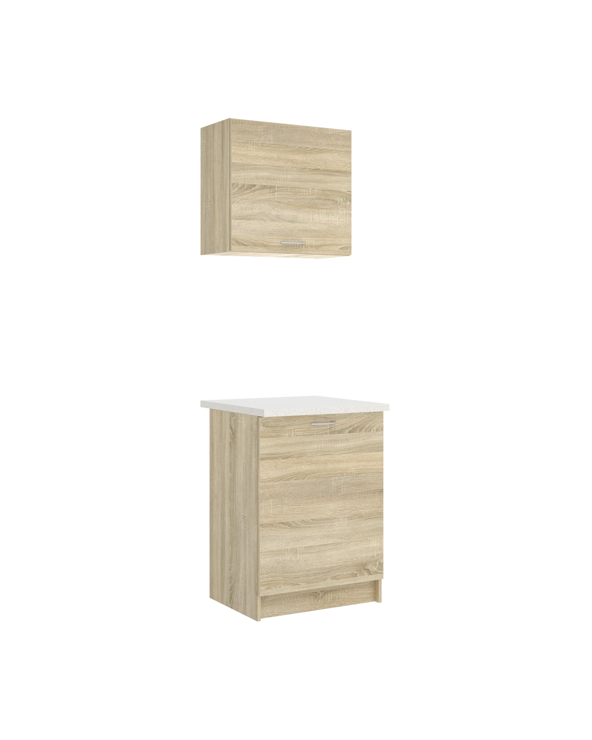 Conjunto de 2 módulos de cocina superior e inferior Kirsten