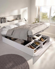 Canapé abatible con zapatero matrimonio Lan 135 x 190cm