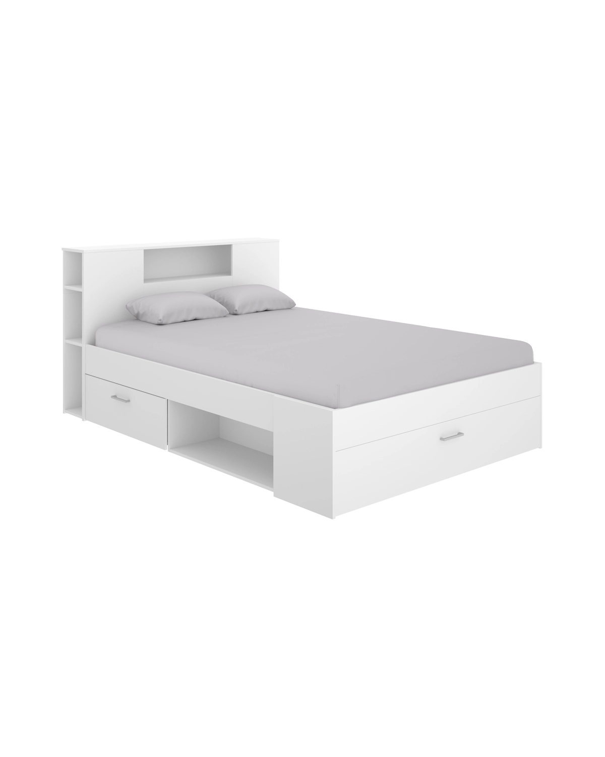 Cama matrimonio con cabecero y almacenaje Lanka