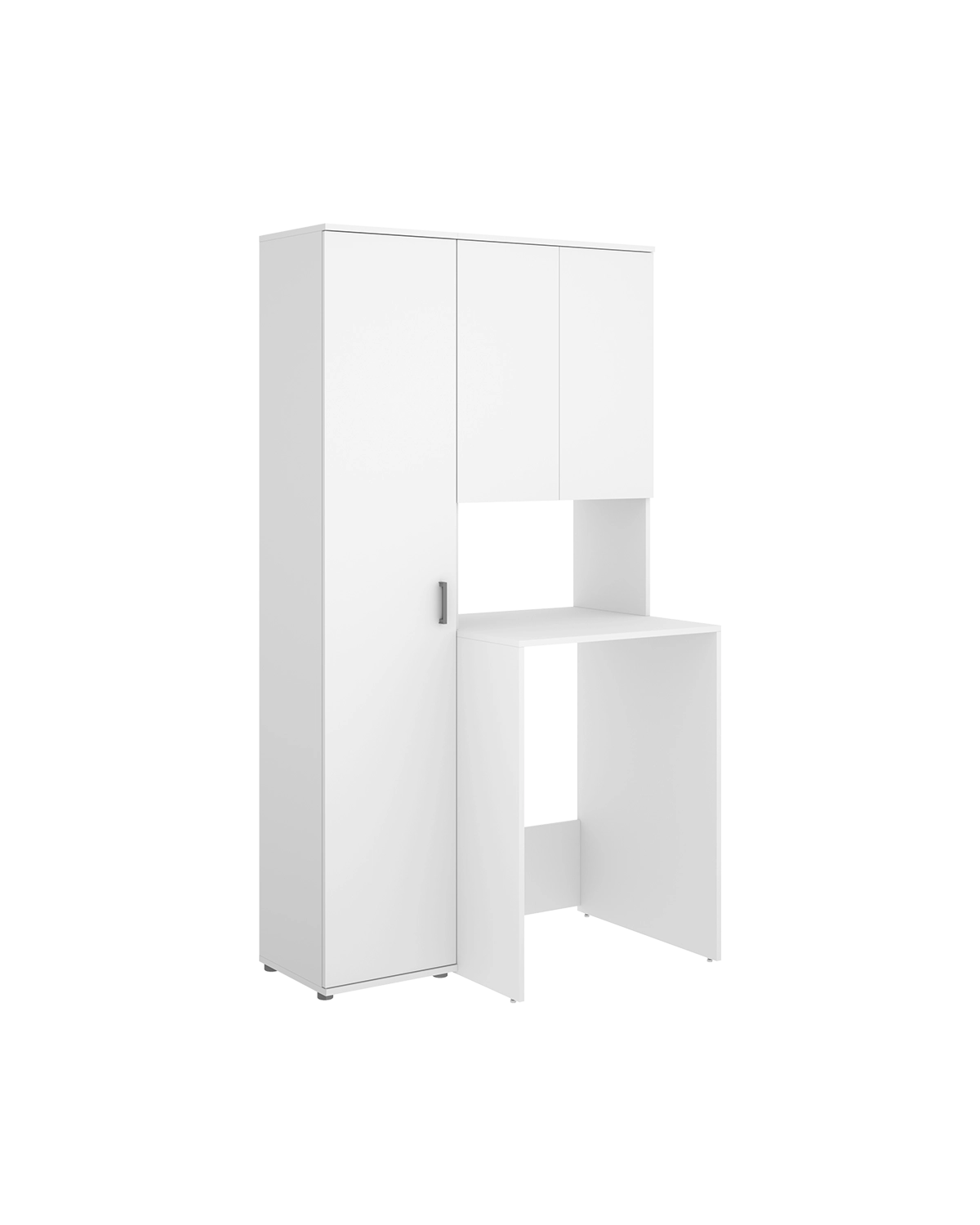 Armario para lavadora con modulo alto y columna auxiliar Fit
