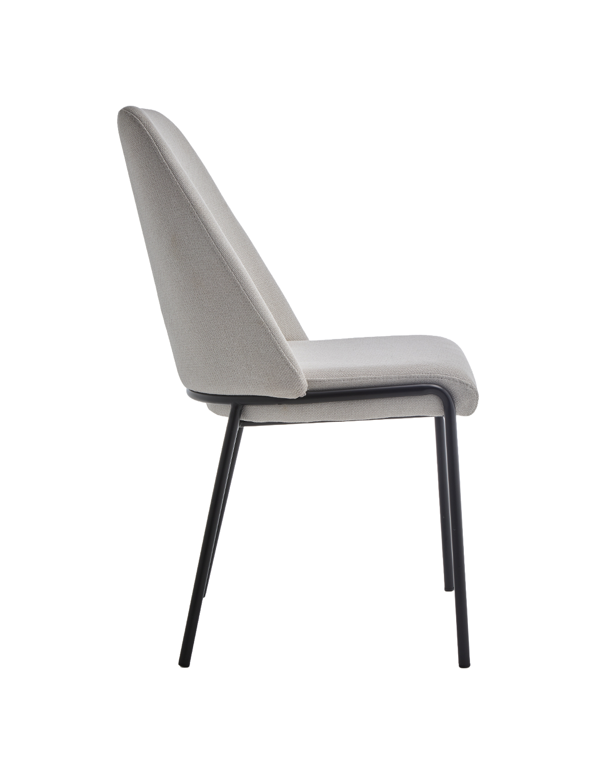 Set de 4 sillas de comedor tapizadas Leola