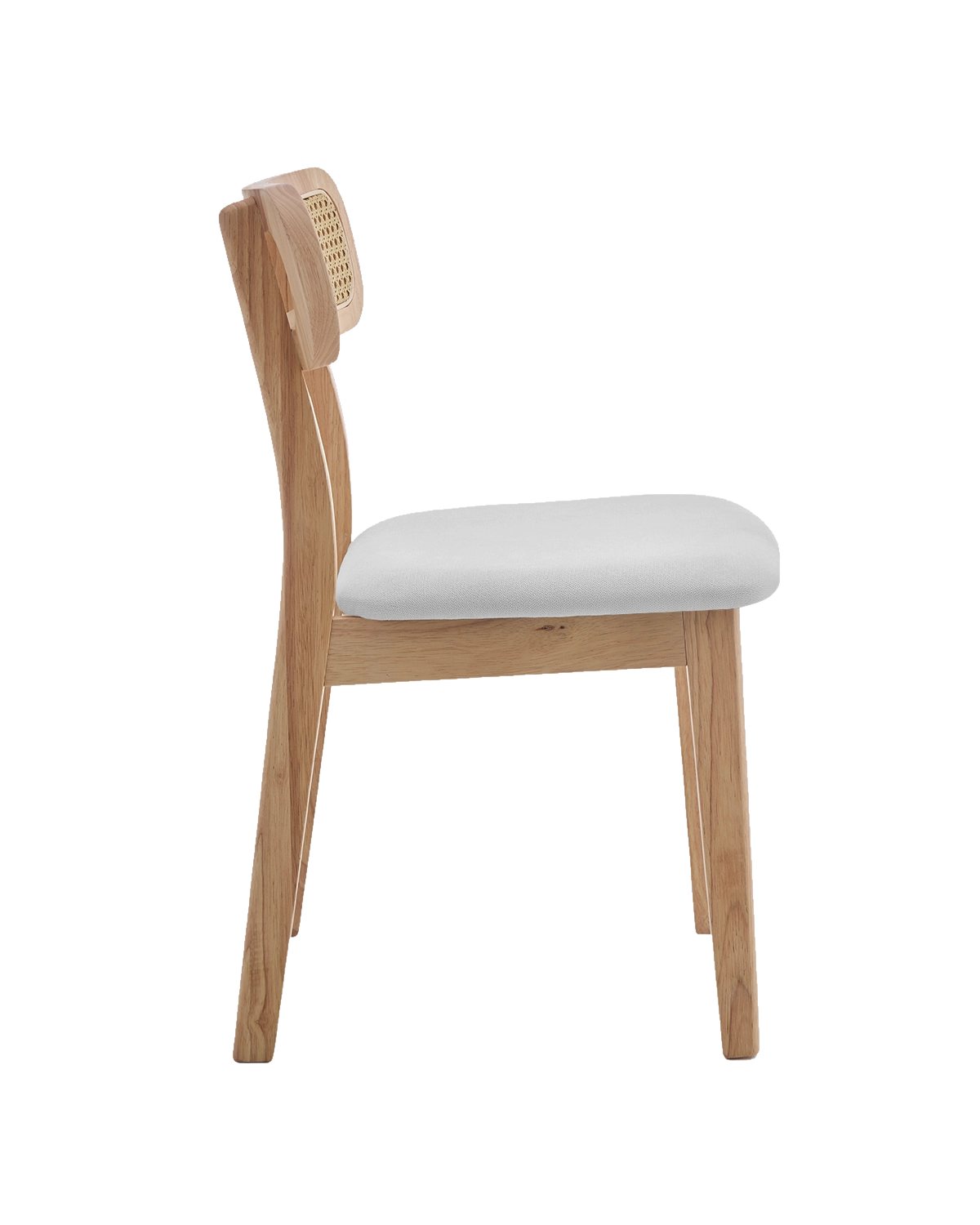 Set de 2 sillas de comedor en madera y ratán Olive