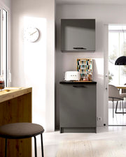 Conjunto de 2 módulos de cocina superior e inferior Kirsten