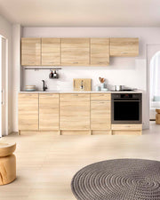 Cocina modular Kirsten con módulo de horno