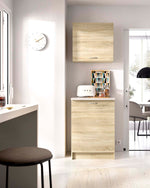 Madera natural y beige