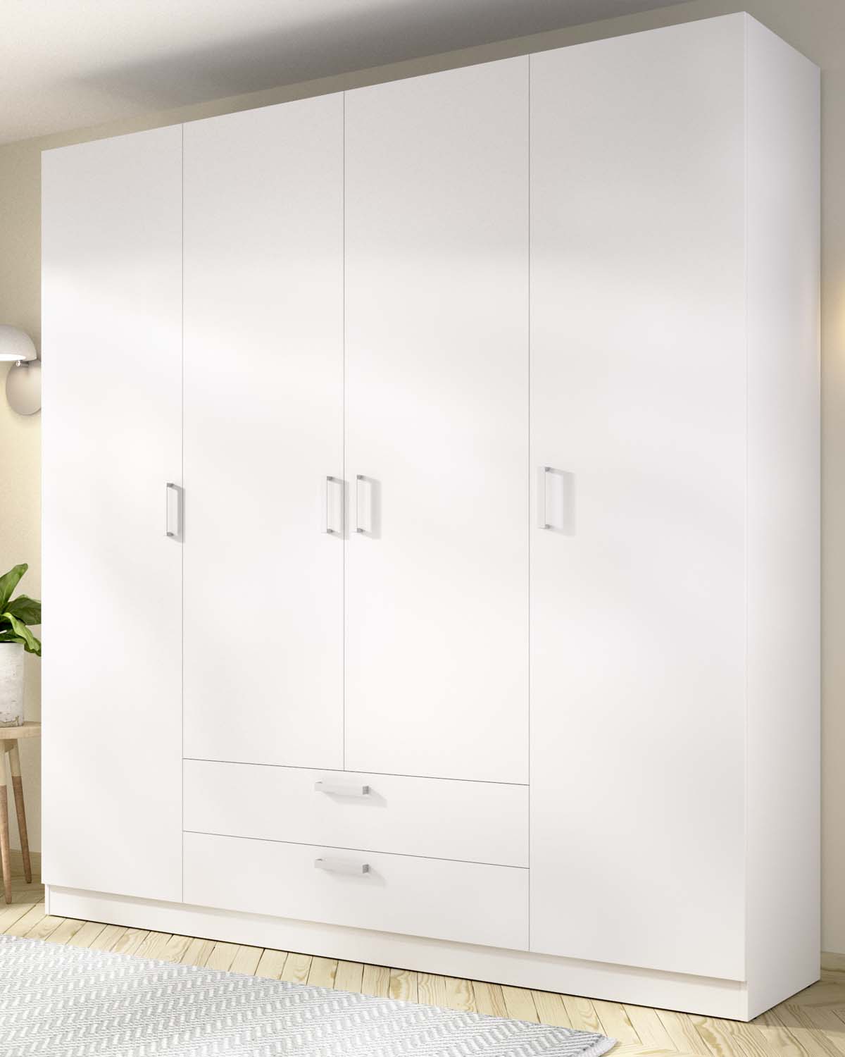 Armario de puertas batientes y cajones Maxi