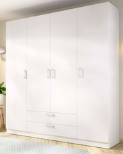 Armario de puertas batientes y cajones Maxi