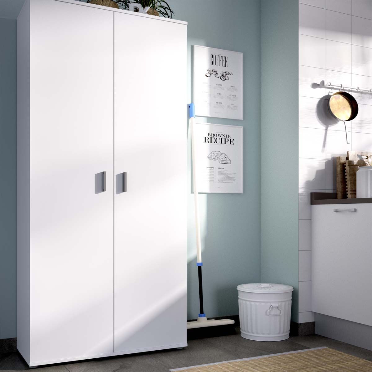 Armario multiusos de puertas batientes Fit