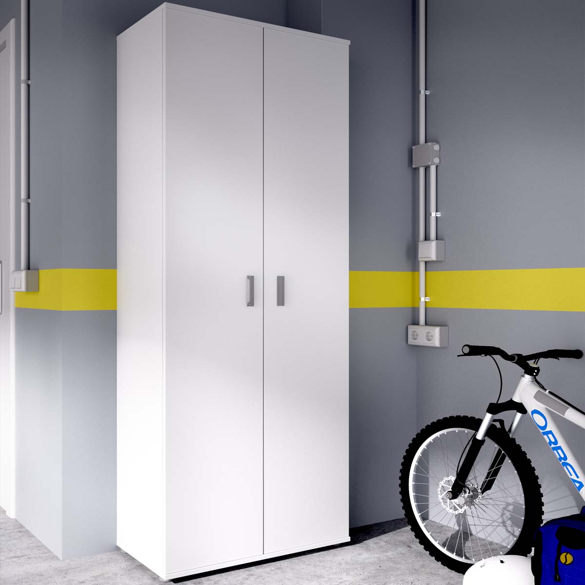 Armario multiusos de puertas batientes Fit