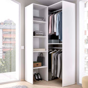 Armario vestidor rinconero con columna Suit