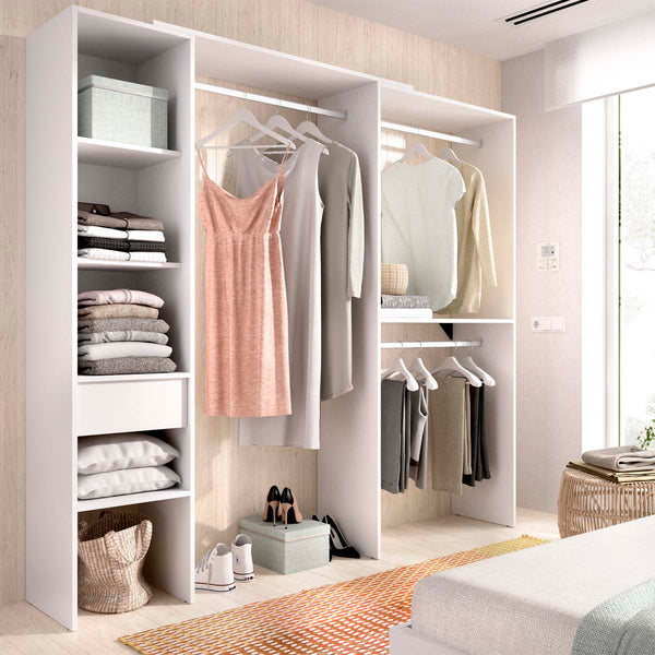 Armario vestidor regulable con doble montaje Suit