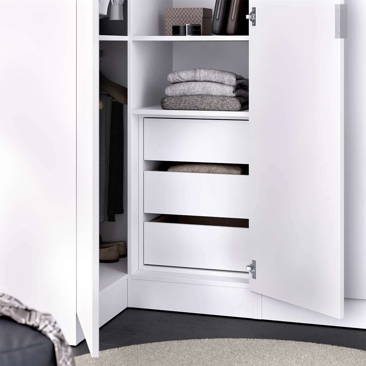 Cajonera interior para armario