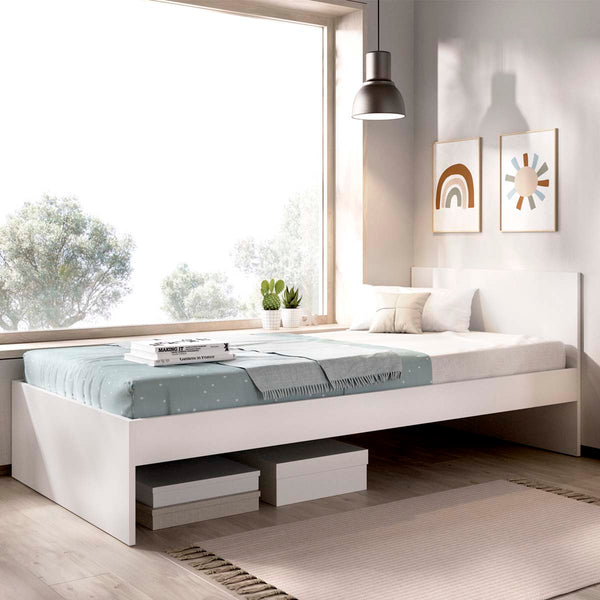 Cama individual con cabecero Top