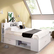 Cama matrimonio con cabecero y almacenaje Lanka