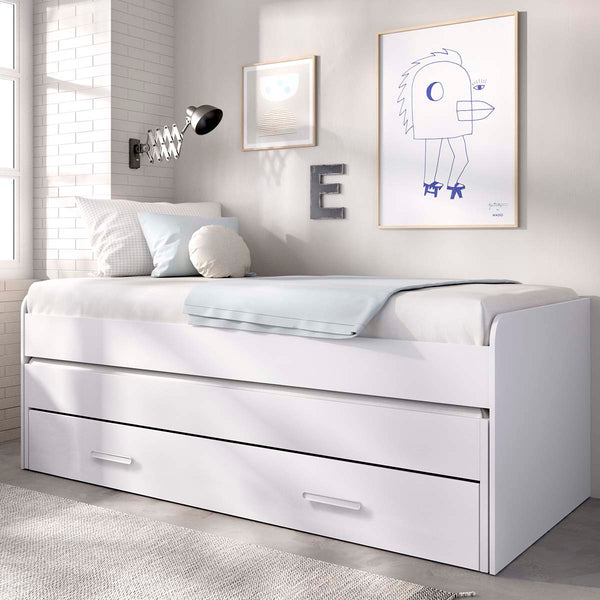 Cama nido con almacenaje Pema