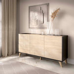 Madera natural y grafito